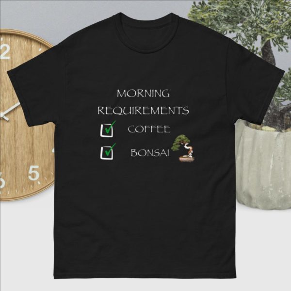 Morning Requirements Dark - Men's heavyweight tee