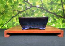 5 Inch Ceramic Pot - Midnight blue