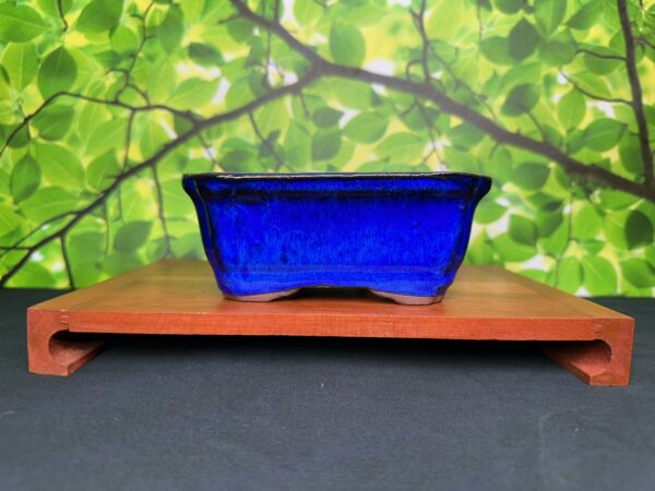 5 Inch Ceramic Pot - Bright blue